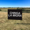 Chinga La Migra Abolish ICE Yard Sign
