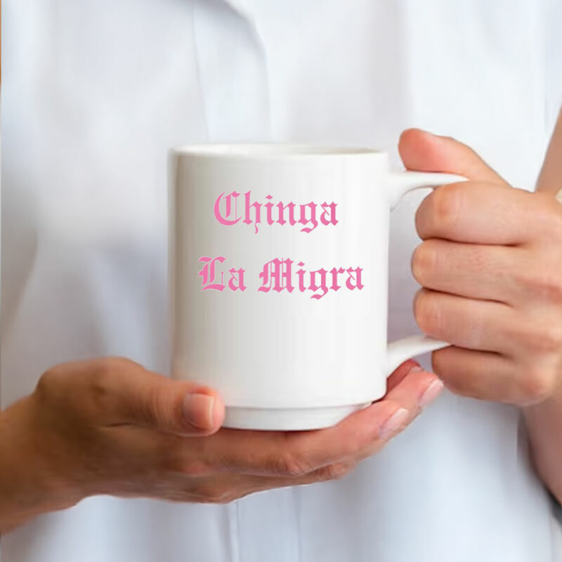 Chinga La Migra Baby Mug Fuck Trump