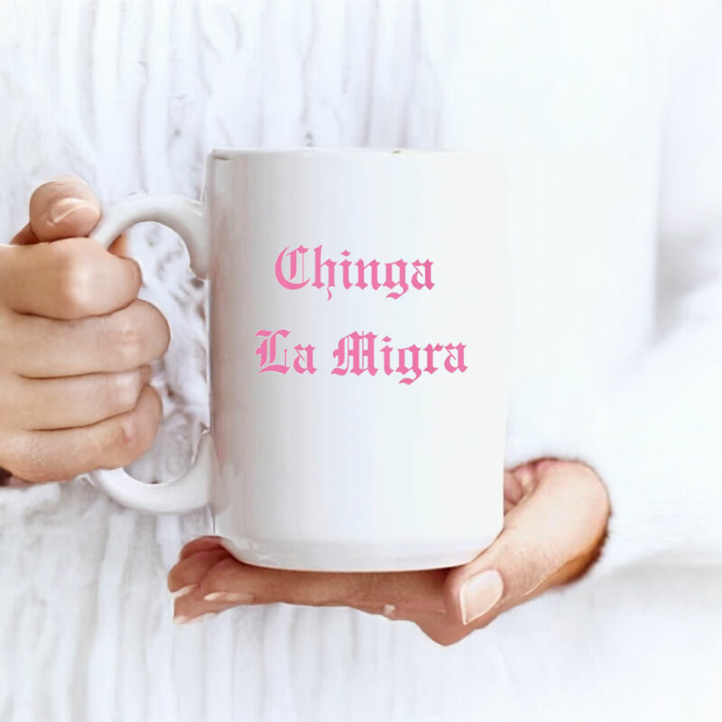 Chinga La Migra Baby Mug Fuck Trump