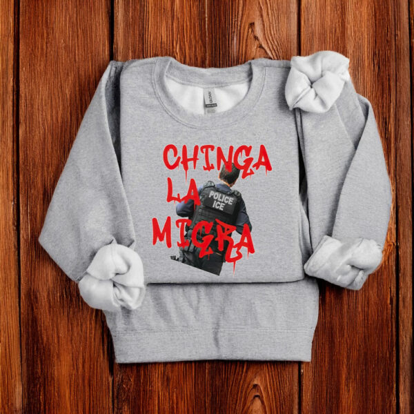 Chinga La Migra Immigrant Pride Mexican Protest Anti-Trump T-Shirt