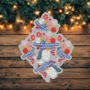 Diversity Strengthens Community Subtle Anti Trump Sticker ,Car Magnet