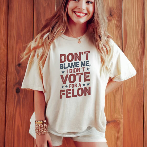 Don't Blame Me, I Didn't Vote for a Felon T-Shirt