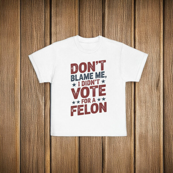 Don't Blame Me, I Didn't Vote for a Felon T-Shirt