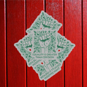 Equality Is Greater Than Division Sticker ,Car Magnet Anti MAGA