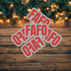 FAFO Anti-MAGA, Fuck Trump Sticker ,Car Magnet