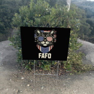 FAFO Subtle Anti Trump Yard Sign