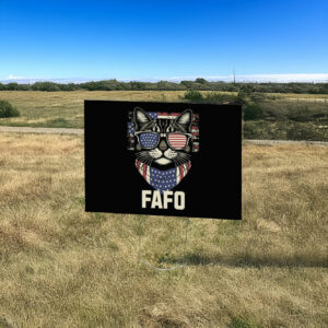 FAFO Subtle Anti Trump Yard Sign