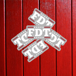 FDT Anti Trump Kamala Harris Sticker ,Car Magnet