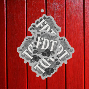 FDT Floral Anti Trump MAGA Sticker ,Car Magnet