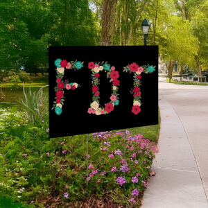 FDT Floral Anti Trump MAGA Yard Sign