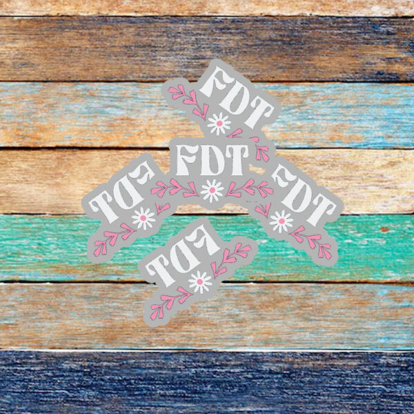 FDT Floral Feminist Sticker ,Car Magnet