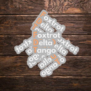 FDT, Fuck Trump, Foxtrot Delta Tango Sticker ,Car Magnet