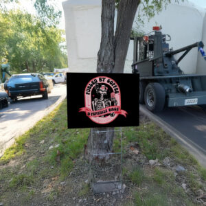 FDT Fueled By Coffee and Feminist Rage Yard Sign