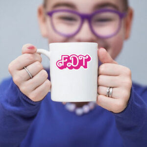 FDT Pink Barbie Mug
