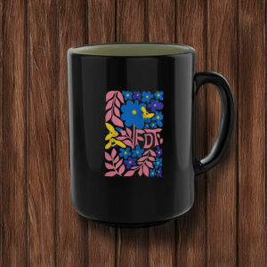 FDT Subtle Anti Trump Mug Floral