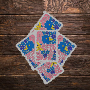 FDT Subtle Anti Trump Sticker ,Car Magnet Floral