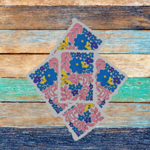 FDT Subtle Anti Trump Sticker ,Car Magnet Floral