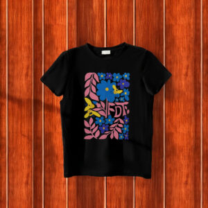 FDT Subtle Anti Trump T-Shirt Floral