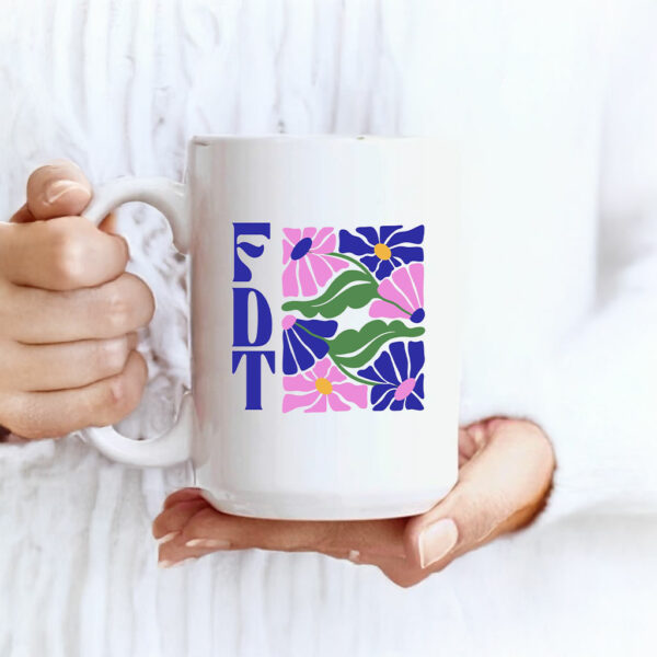 FDT flower Anti Trump Liberal Feminist Human Rights Mug