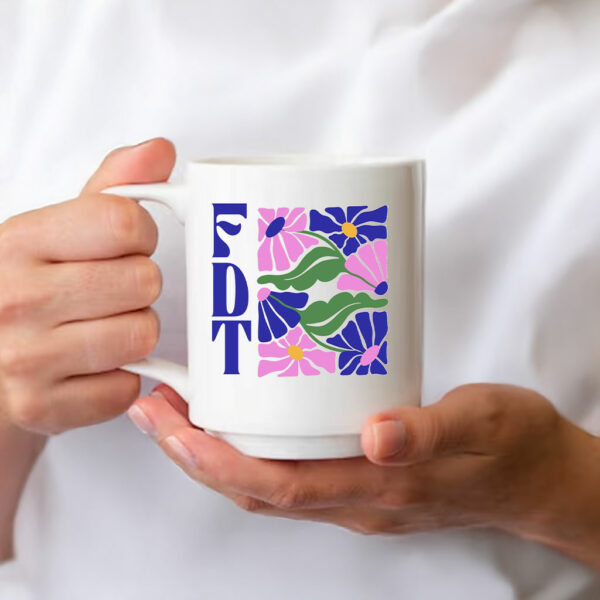 FDT flower Anti Trump Liberal Feminist Human Rights Mug