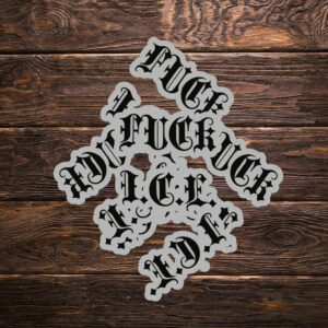 FUCK I.C.E. Sticker ,Car Magnet