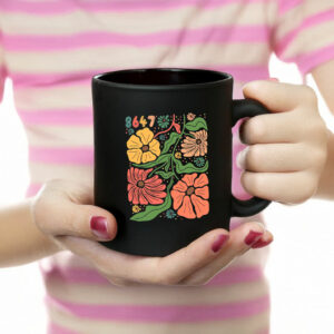 Floral Anti Trump 8647 Mug