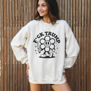 Flower Anti Trump, F*ck Trump T-Shirt