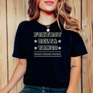 Foxtrot Delta Tango T-Shirt FDT Democrat Resistance Gift