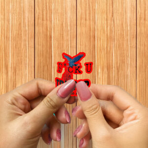 Fuck Donald Trump A Disgrace To America Sticker ,Car Magnet