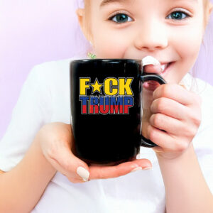 Fuck Trump Colombia Flag Mug