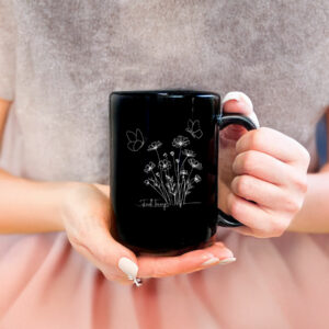 Fuck Trump Feminist Wildflower Mug