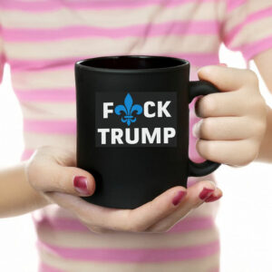 Fuck Trump Fleur de lis Mug