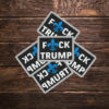 Fuck Trump Fleur de lis Sticker ,Car Magnet