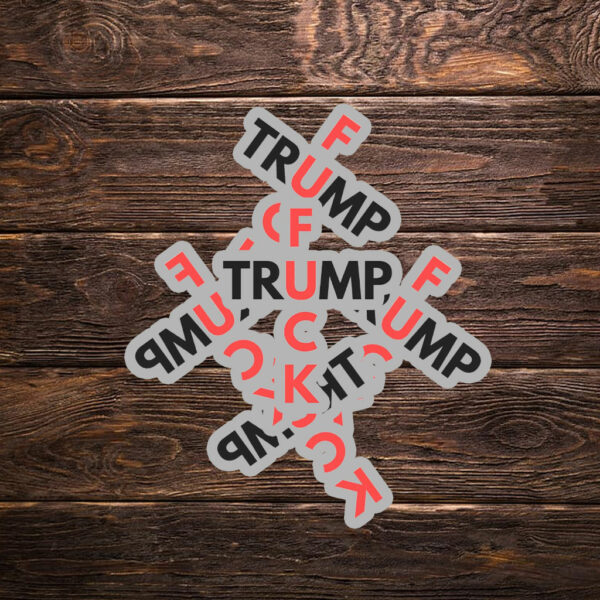 Fuck Trump Progressive Liberal Sticker ,Car Magnet