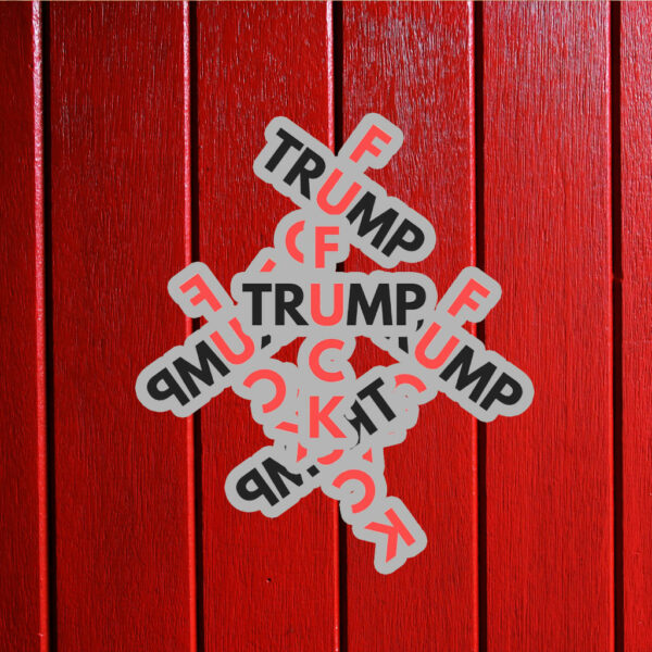 Fuck Trump Progressive Liberal Sticker ,Car Magnet