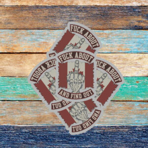 Fuck about and find Anti -Trump Stikcer ,Car Magnet