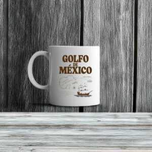 Gulf Of Mexico, Subtle Fuck Trump Antifascist Golfo De México 1550 Mug
