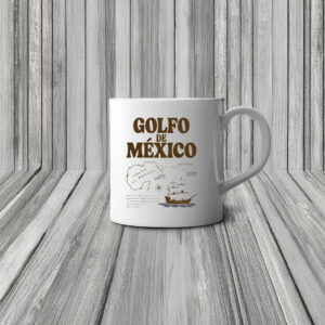 Gulf Of Mexico, Subtle Fuck Trump Antifascist Golfo De México 1550 Mug