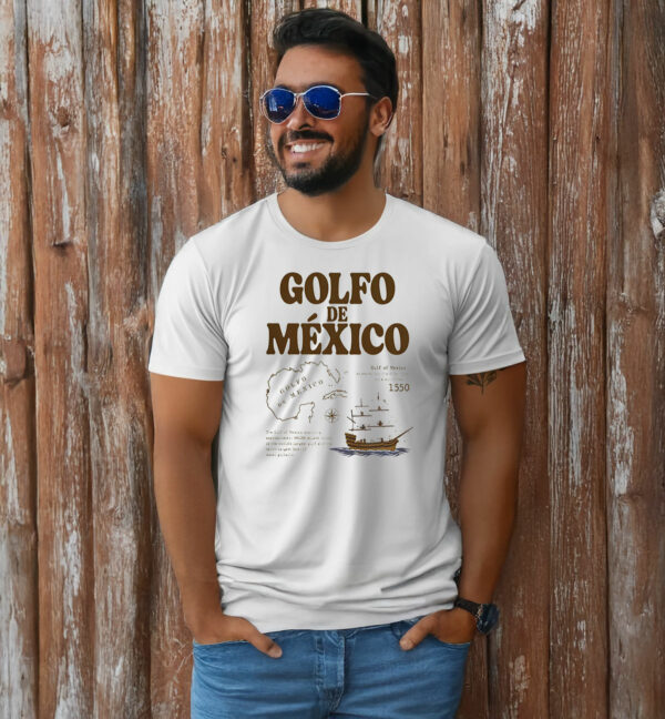 Gulf Of Mexico, Subtle Fuck Trump Antifascist Golfo De México 1550 T-Shirt