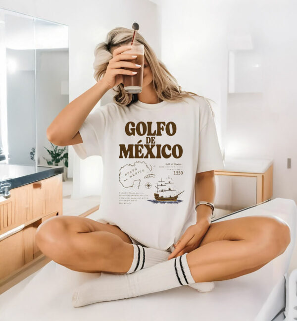 Gulf Of Mexico, Subtle Fuck Trump Antifascist Golfo De México 1550 T-Shirt