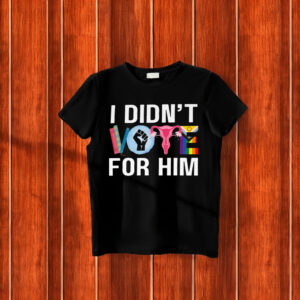 I Didn't Vote For Him T-Shirt Anti Trump MAGA