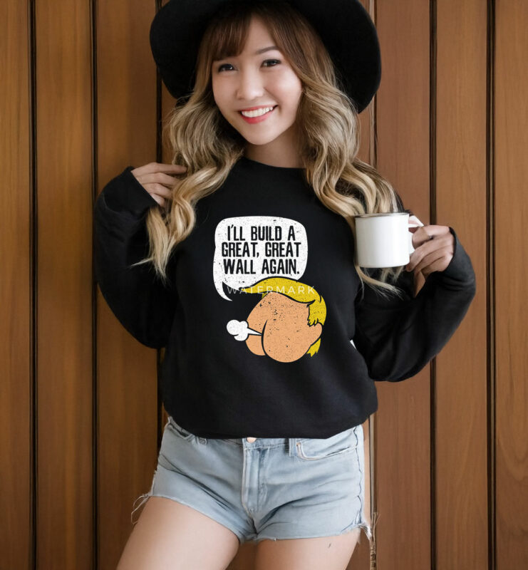 I'll Build A Great, Great Wall Again Anti Trump T-Shirt