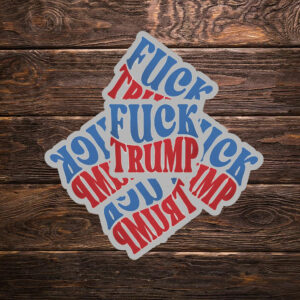 Kamala Harris Fuck Trump 2025 Sticker ,Car Magnet