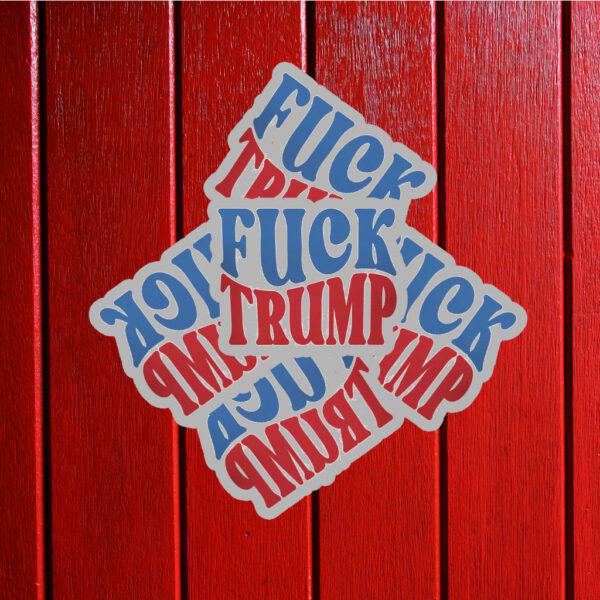 Kamala Harris Fuck Trump 2025 Sticker ,Car Magnet