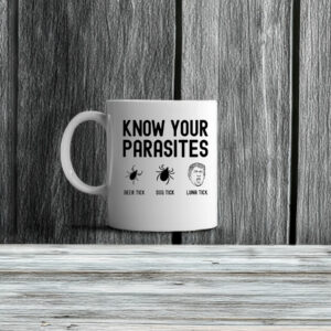 Know Your Parasites Anti Trump Funny Mug
