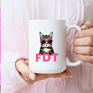 Subtle Cat Anti-Trump Mug