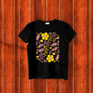 Subtle FDT Floral Design T-Shirt