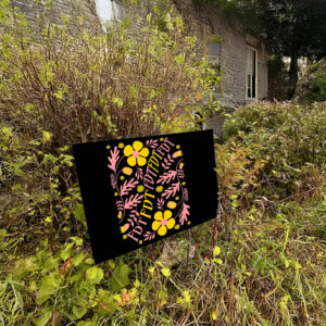 Subtle FDT Floral Design Yard Sign