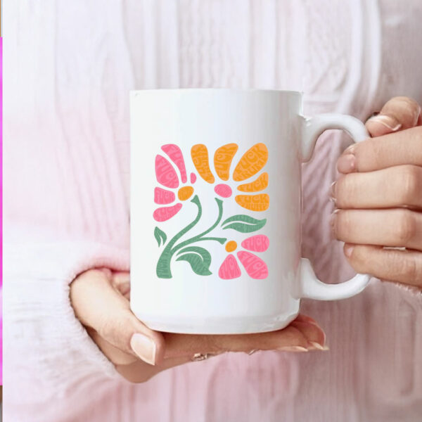 Subtle FDT Flower Mug Not My President