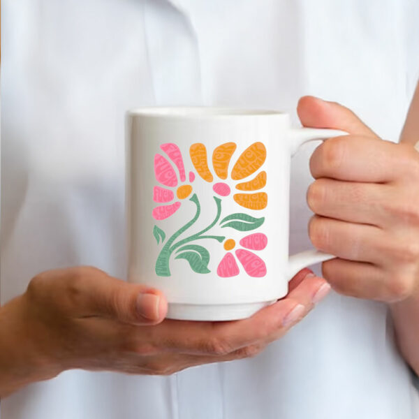 Subtle FDT Flower Mug Not My President